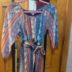 Long sleeve breathable dress